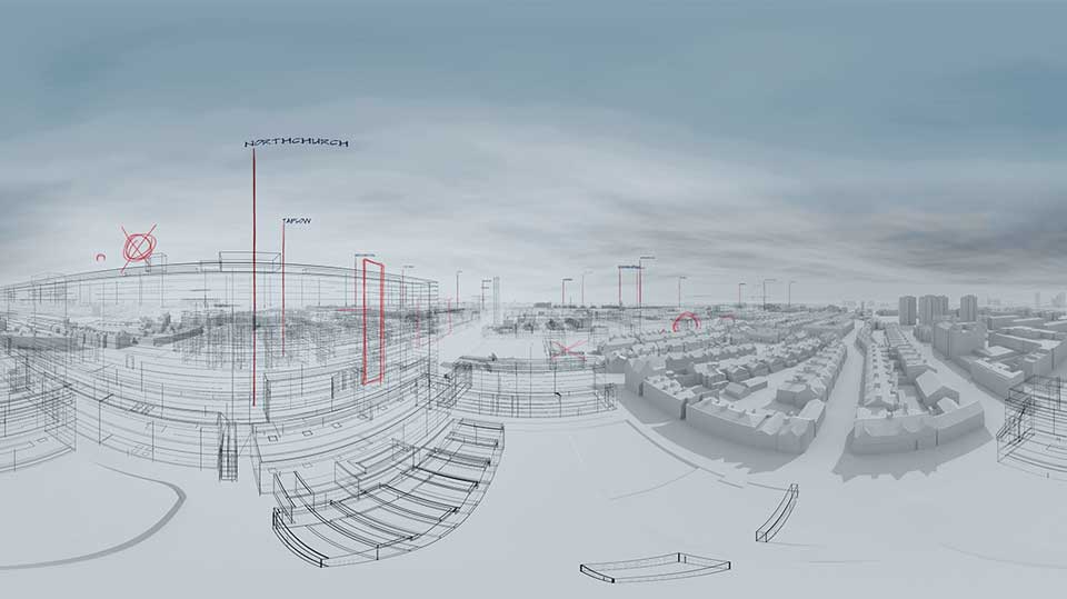 An image from the VR documentary Common Ground.