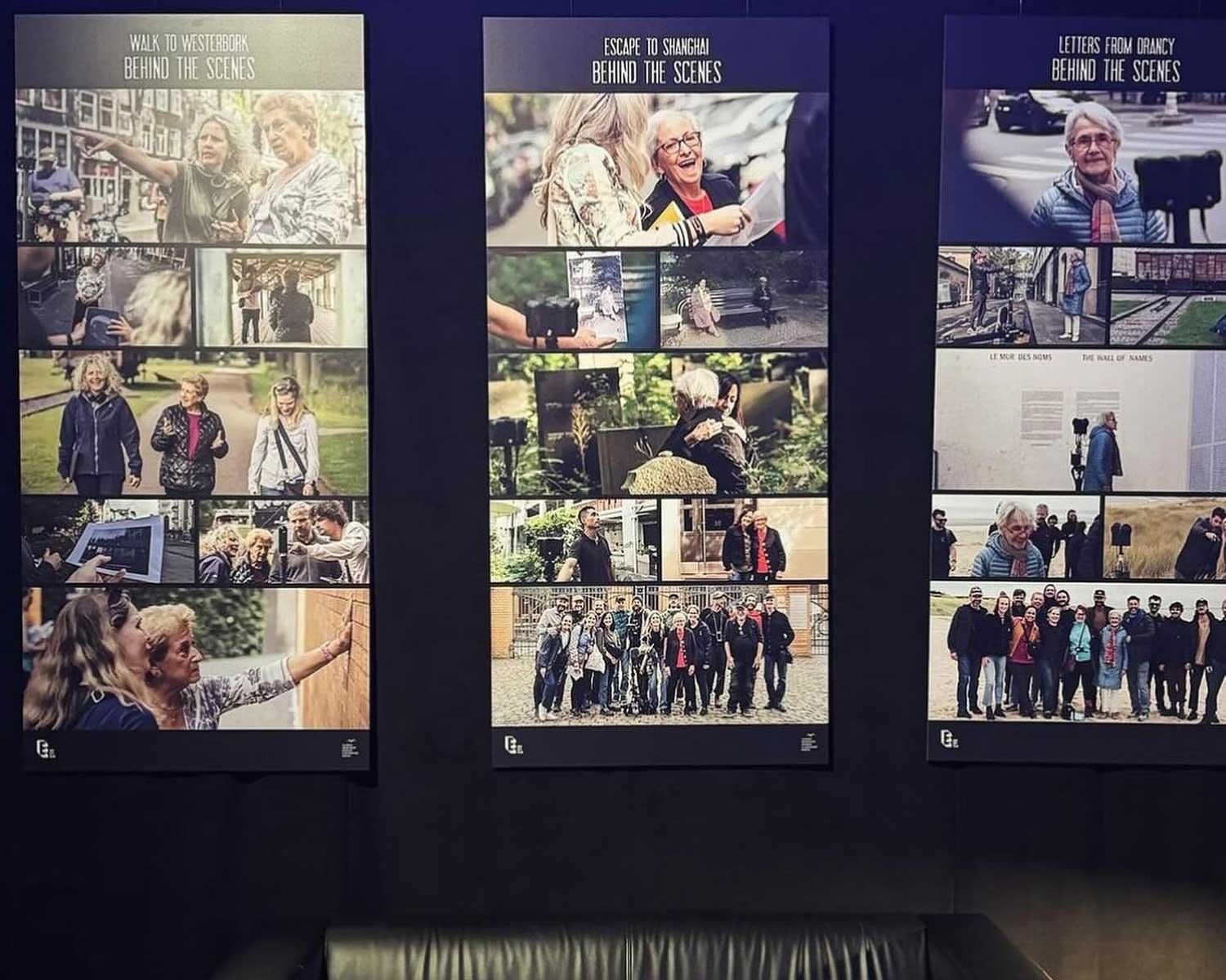 Behind the scenes imagery in the Exhibition Area